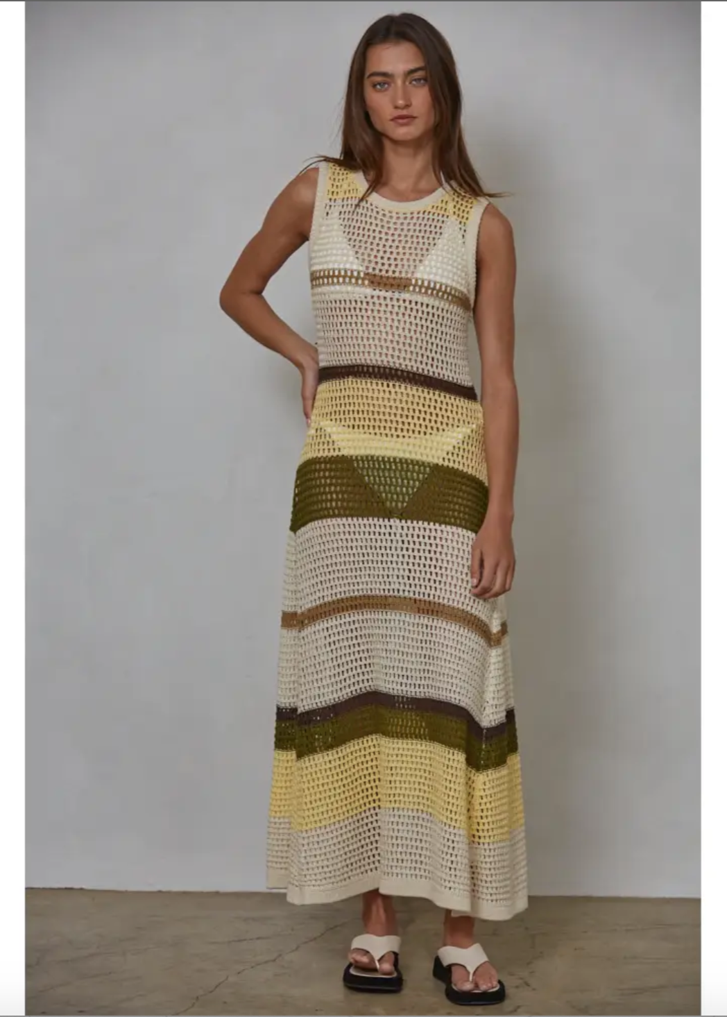 By Together Knit Sweater Maxi Dress